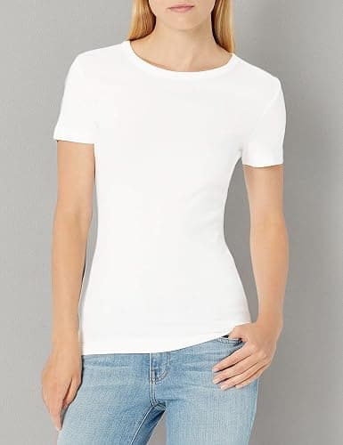 Amazon Essentials Women's Slim-Fit Short-Sleeve Crewneck T-Shirt, Pack of 2 thumbnail 6