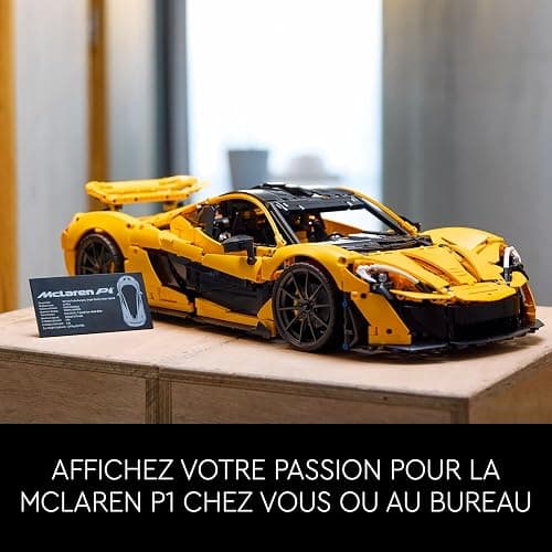 LEGO Technic McLaren P1 - Kit Maquette Hypercar pour Adultes - Idée Cadeau pour Les Passionnés de Voitures - Objet Collector à Échelle Réduite - Réplique de Voiture de Course 42172 thumbnail 8