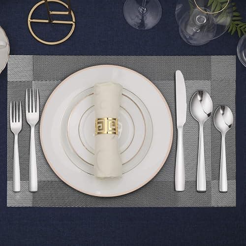 Hiware 72-Piece Silverware Set for 12, Stainless Steel Flatware Cutlery Set For Home Kitchen Restaurant Hotel, Mirror Polished, Dishwasher Safe thumbnail 7