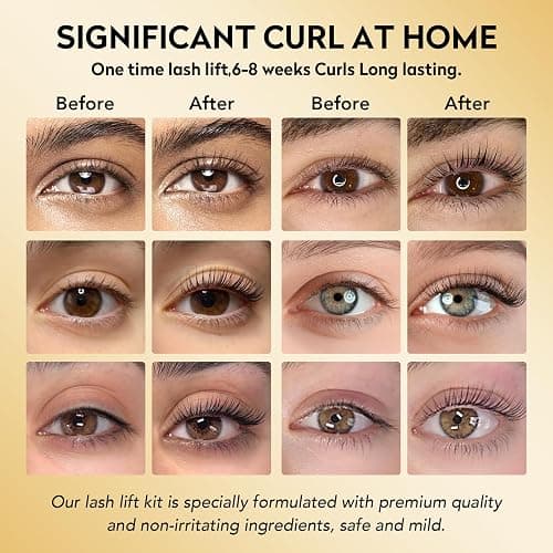 Lash Lift Kit Brow Lamination Kit, Semi-Permanent Eyelash Perm Set For Lash Curling Perming With Detail Instruction Easy For Beginner Achieve Salon-Quality Lash Lift At Home thumbnail 2