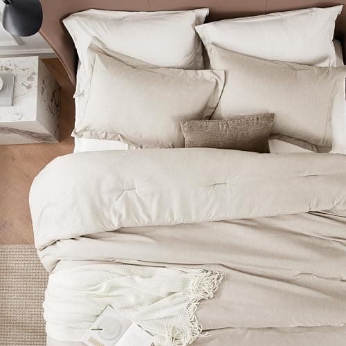 Bedsure Twin/Twin XL Comforter Set - Storm Blue Soft Bedding for All Seasons, Cationic Dyed Bed Set, 2 Pieces, 1 Twin Size Comforter (68"x88") and 1 Pillow Sham (20"x26"+2") - Twin/Twin XL - 20 - Storm Blue thumbnail 7