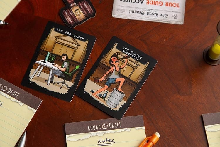 Rough Draft Games All Rise Board Game - The Ridiculous Storytelling and Debate Game in the Courtroom for 6 Players, Ages 8+ thumbnail 6