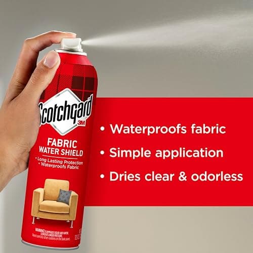 Scotchgard Fabric Water Shield, 13.5 Ounces, Repels Water, Ideal for Couches, Pillows, Furniture, Shoes and More, Long Lasting Protection thumbnail 3