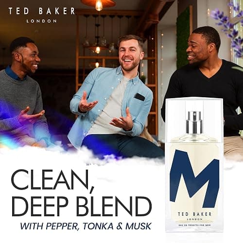 Ted Baker M EDT, Unique Notes of Tonka Bean and Sensual Musk with a Rich Woody Base, Mark of Distinction, Man Eau de Toilette, 75ml - 75 ml (Pack of 1) thumbnail 8