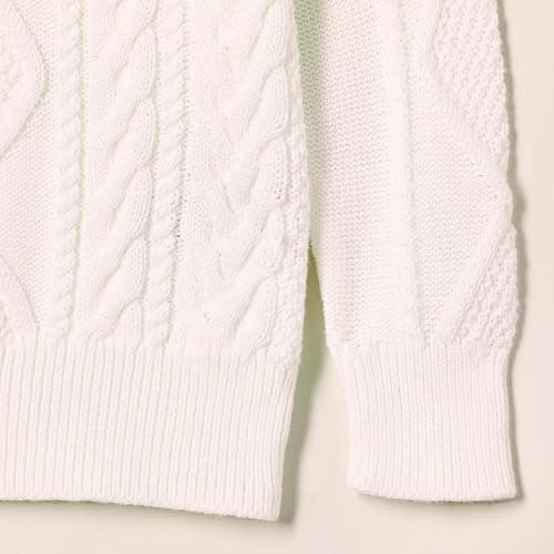 Amazon Essentials Boys and Toddlers' Quarter-Zip Cable-Knit Relaxed-Fit Sweater thumbnail 4