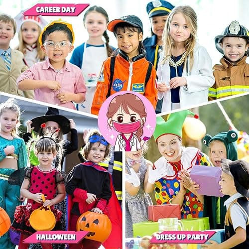 GIFTINBOX Doctor Costume for Kids Doctor Lab Coat for Kids Real Stethoscope, Girls Halloween Costumes for Kids age 3-11 thumbnail 5