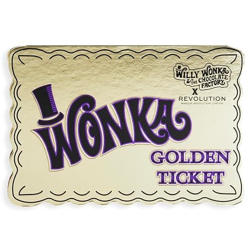 Makeup Revolution X Willy Wonka, Golden Ticket Palette, 15 Eyeshadow Shades Included, Matte & Shimmer Finishes, 15 x 0.04oz thumbnail 5