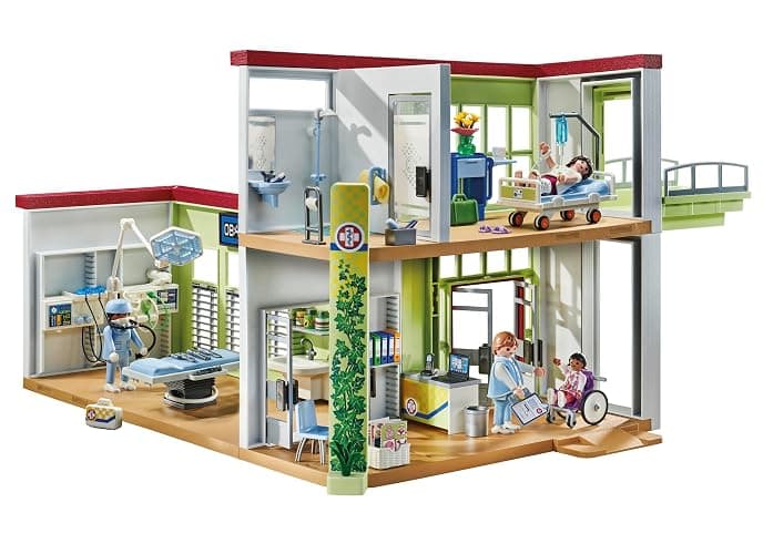 PLAYMOBIL Action Heroes 71615 Modernes Krankenhaus, mit Vier Figuren, medizinischen Geräten und Accessoires, zu über 80 % aus recycelten und biobasierten Materialien, Spielzeug für Kinder ab 4 Jahren thumbnail 6
