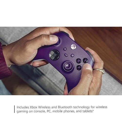 Xbox Core Wireless Gaming Controller – Astral Purple Series X|S, One, Windows PC, Android, and iOS thumbnail 9