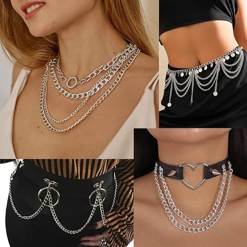 [33ft] Silver Chain for Jewelry Making, 7mm Wide Silver Aluminum Curb Link Chain Roll Bulk for DIY Jewelry Making Craft thumbnail 4
