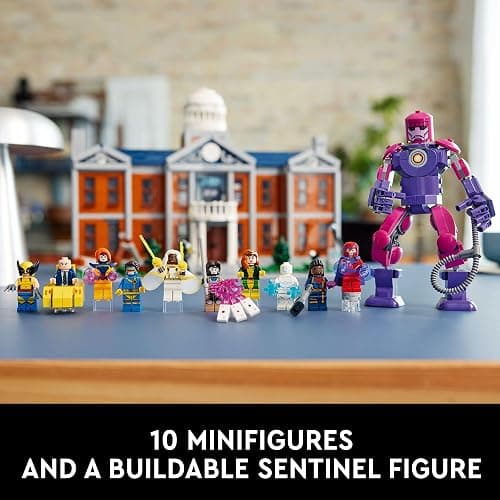 LEGO Marvel X-Men The X-Mansion Building Set - Marvel Collectibles DIY Craft Kit for Adults, Ages 18+ - Buildable Xavier Institute with 10 Minifigures - Gift Idea for Superhero Fans - 76294 thumbnail 6