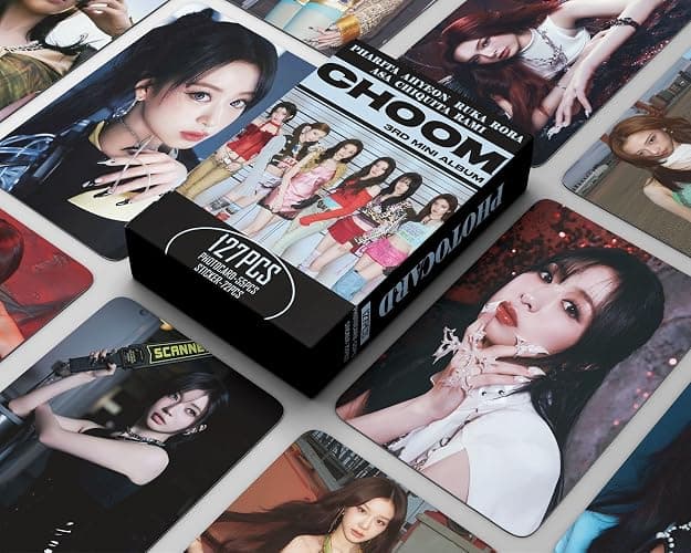 Yuto 127 PCS Album choom Photocards 55 PCS Lomo Cards Set 72 PCS Stickers Postcard Gift Merchandise for Boys and Girls thumbnail 2