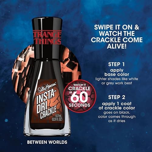 Sally Hansen Insta-Dri x Stranger Things Nail Polish, Between Worlds, 0.31oz thumbnail 4