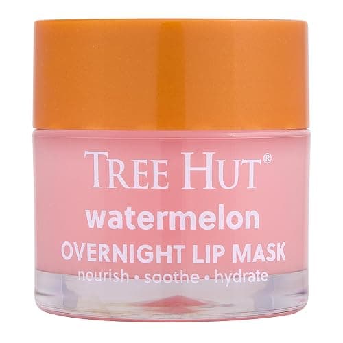 Tree Hut Watermelon Overnight Lip Mask, Hydrating Lip Treatment, Leave On Overnight for Soft, Smooth Lips, Holiday Gift & Stocking Stuffer, 0.6 oz - Image 1