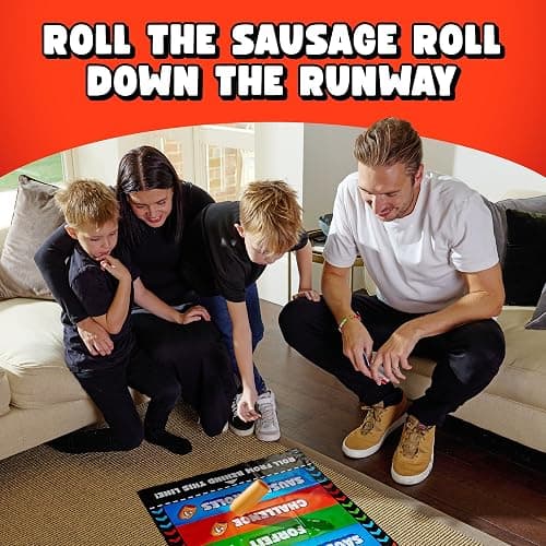 Sausage Roll Board Game | The Ultimate Challenge Game For Kids Teens and Adults | Individual or Team Competition & Silly Challenges | Easy Setup & Quick Play thumbnail 3