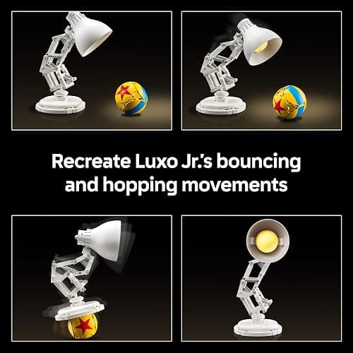LEGO Ideas Disney Pixar Luxo Jr. Lamp Building Set for Adults - Movie Memorabilia Model with Hidden Film References - Home Office Desk Decor - Collectible Gift Idea - 21357 thumbnail 7