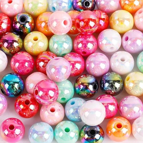 250 Pcs Beads for Pens - Focal Beads for Beadable Pens, Acrylic Bead for Beaded Pen, Spacer Bead Keychains Bracelets Crafts thumbnail 8