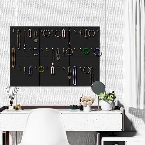 MaxGear Large Cork Board for Wall 36" x 24", Black Bulletin Board, 6 Pack Felt Wall Tiles with Pushpins, Cork Boards for Office Pin Board Tack Board Cork Boards thumbnail 9