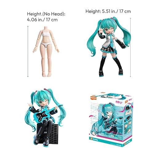 BLOKEES - DaaLaMode Series - Hatsune Miku Official Outfit - Model Kit - Assembly Required - No Tools - No Cutting - No Paint - No Glue - 14+ thumbnail 10