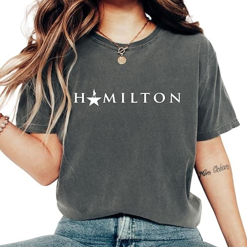 Hamilton Comfort Colors® Shirt, Broadway Musical Shirt, Vintage Theater Vibes Shirt, Historical Play Aesthetic Shirt, Dramatic Arts Shirt thumbnail 3