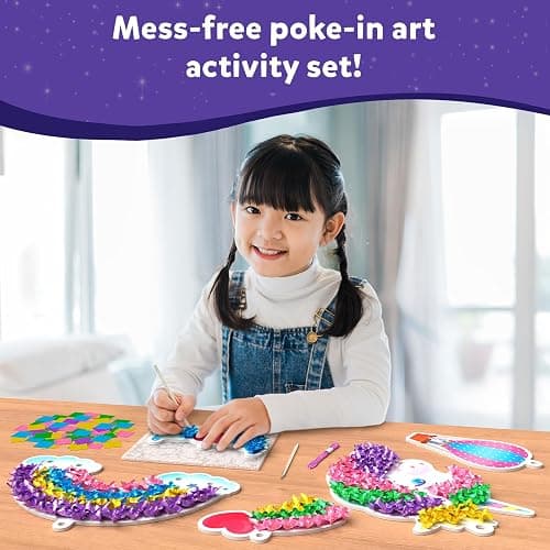 Skillmatics Poke-in Art - Magical Unicorn Dream Decor, Mess-Free Fun for Kids, DIY Wood Craft Kits, Creative Activity, Gifts for Ages 4, 5, 6, 7, 8, 9 thumbnail 2