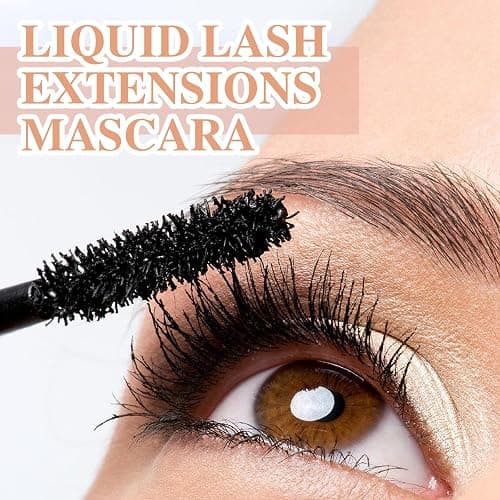 Thrive Mascara (Black 10.7g/0.38 OZ), Thrive Mascara Liquid Lash Extensions - Brynn Thick and Slender, Waterproof and Sweat Resistant thumbnail 4