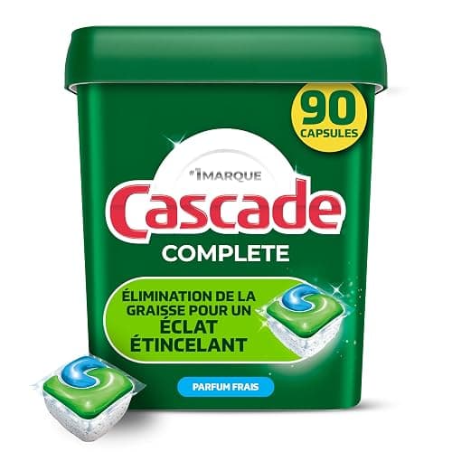Cascade Complete Dishwasher Detergent Pods, Dish Detergent Soap, Fresh Scent, 90 Count thumbnail 2
