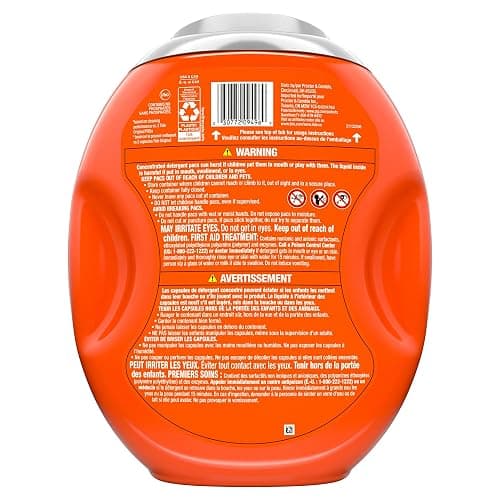 Tide Ultra OXI Power PODS with Odor Eliminators Laundry Detergent Pacs, HE Compatible, Works on Visible and Invisible Dirt, 45 Count Pacs - 45 Count (Pack of 1) - Other thumbnail 11