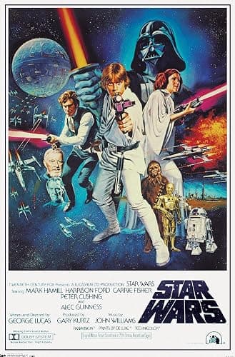 Trends International Star Wars IV One sheet Collector's Edition Wall Poster 24" x 36" for Bedroom - Image 1