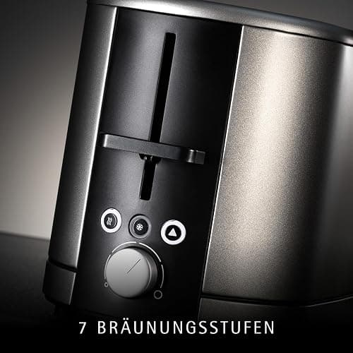 WMF Lono Silk Toaster 2 Scheiben – Edelstahl Doppelschlitz Toaster mit XXL-Brötchenaufsatz, 7 Bräunungsstufen, LED-Funktion, Krümelfach, Anti-Fingerabdruck, 900 W, spülmaschinenfreundlich thumbnail 5
