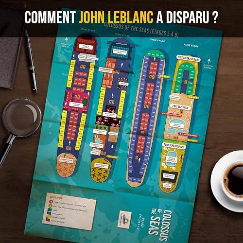 Dossiers Criminels - Disparition Aux Caraïbes : John Leblanc Est Porté Disparu - Jeu de Societe Escape Game - Jeu d’Enquête Immersif et Collaboratif, 1-6 Joueurs thumbnail 2
