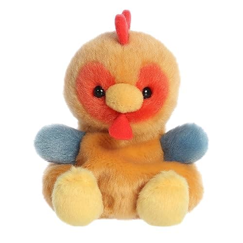 Aurora® Adorable Palm Pals™ Red Rooster™ Stuffed Animal - Fun Collectible Plush for Kids and Adult Collectors - Perfect for Decorating Rooms and Birthday Gifts - Brown 4.5 Inches thumbnail 2