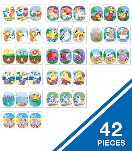 Carson Dellosa What Happens Next? Picture Sequence for Kids Games, 3-Scene Sequencing Puzzles, Pre-Reading and Phonics Preschool Learning Activities for Toddlers Ages 3+ thumbnail 4