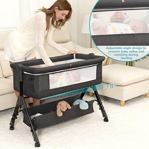 3 in 1 bedside bassinet  thumbnail 4