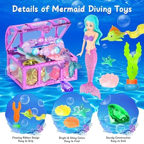 Mermaid Diving Pool Toys thumbnail 4