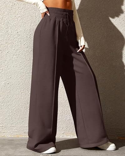Womens Wide Leg sweatpants - S thumbnail 4