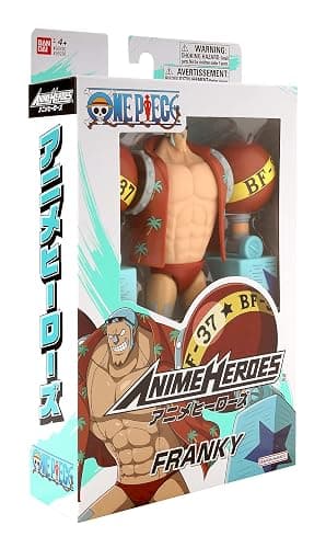 BANDAI One Piece Figures Franky Action Figure | Articulated 17cm Figure with Accessory Display Stand | Pirate Toys Gift thumbnail 10