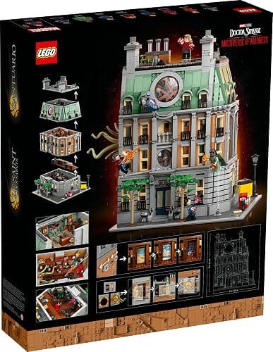 LEGO Marvel Sanctum Sanctorum 76218, 3-Story Modular Building Set, Avengers Movie Collectible, 9 Minifigures Including Doctor Strange, Wong, Spider-Man, Iron Man and The Scarlet Witch thumbnail 5