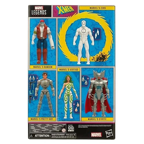 Marvel Hasbro Legends Series: X-Men Villains, 60th Anniversary Action Figure Set, 6 inch Action Figures,Multicolor thumbnail 4