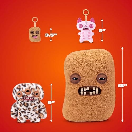 Fuggler Fugg Nuggets 3.5 Inch (6 Pack) by ZURU | Clip-on Funny Ugly Monster keyrings; signature teeth; soft & collectible; for fans & collectors; gift for tweens & teens thumbnail 3
