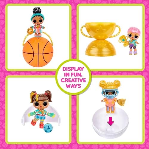 LOL Surprise All Star Sports Vault Collection Tots with Sports-Themed Collectible Doll and 8 Surprises to UNbox Including Matching Accessories – Great Gift for Kids Ages 4+ thumbnail 5