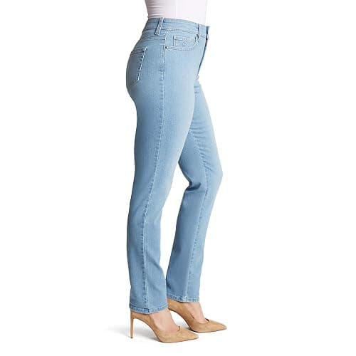 Gloria Vanderbilt Womens Amanda Classic High Rise Tapered Jean Petite thumbnail 2