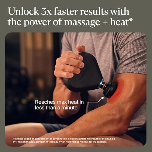 TheraGun Mini Plus Massage Gun by Therabody - Portable Massage Enhanced with Heat – Travel Essential for Faster Recovery On The Go thumbnail 3