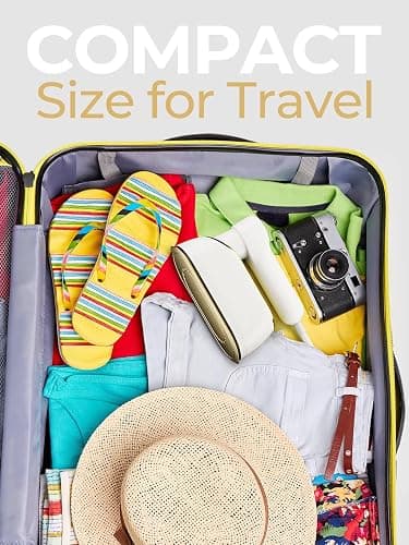 Portable Travel Steamer, 1200W Handheld Fabric Steamer for Clothes, 4 Modes with LCD Display, Powerful Wrinkle Remover for Home & Travel, 150ml Water Tank, 10S Fast Heat-Up, 180° Swivel Handle thumbnail 7