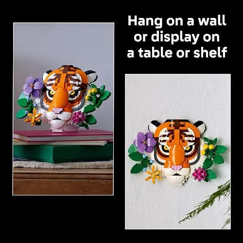 LEGO Art The Fauna Collection – Tiger, Building Set for Adults 18+ - New Home or Housewarming Gift Idea - Collectible DIY Kit for Men and Women Who Enjoy Arts and Crafts - 31217 thumbnail 5