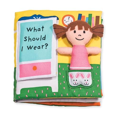 Melissa & Doug Soft Activity Baby Book - What Should I Wear? - Image 1