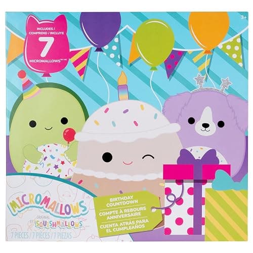 Squishmallows Original Micromallows Plush Birthday Countdown 7-Pack thumbnail 3