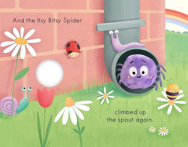 Itsy Bitsy Spider - Children's Finger Puppet Board Book (Finger Puppet Storybooks for Babies & Toddlers) thumbnail 8