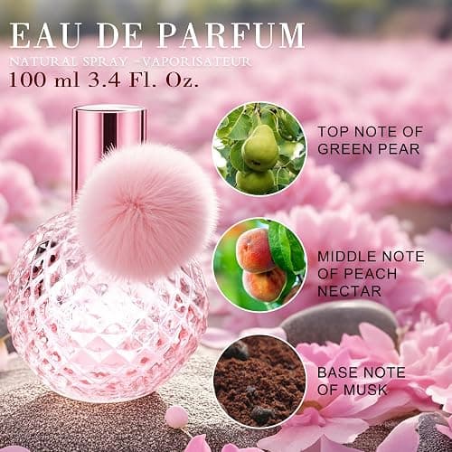 Hybrid & Company Sugar Candy Eau De Parfum Natural Spray Fresh Floral Scent, 3.4 Fl Oz thumbnail 3