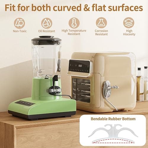 6PCS Clear Cord Organizer for Appliances, Kitchen Appliance Cord Organizer Stick On, Appliance Cord Holder, Cord Wrappers, Cord Winder for Pressure Cooker, Air Fryer, Blender, Coffee Maker, Toaster thumbnail 4